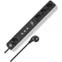 Brennenstuhl Connect Ecolor Ciabatta smart WLAN 4 prese (bianco/nero, cavo 1,5 m, controllo vocale, timer, app)