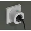 Brennenstuhl Connect WiFi Smart Plug WA 3600 XS02, bianco, controllo vocale, timer, app