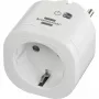 Brennenstuhl Connect WiFi Smart Plug WA 3600 XS02, bianco, controllo vocale, timer, app