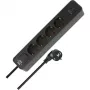 Brennenstuhl Ecolor Ciabatta 4 prese con 2x USB-C, 1x USB-A, cavo 1,5m, interruttore di sicurezza, nero/antracite