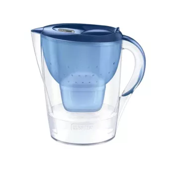 Brita Marella+ caraffa filtrante con 4 cartucce MaxtraProPP (2,4 l, blu)