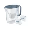 Brita Style Essential+ caraffa filtrante con 2 cartucce MaxtraPro PP (2,4 l, blu scuro)