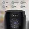 Brock AFD 3502 BK friggitrice ad aria 3,5L 1200W nero