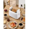 Brock BT 1008 WH tostapane 2 fette 750W bianco