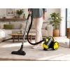 Brock BVC 8056 YT aspirapolvere ciclonico senza sacchetto 800W nero/giallo