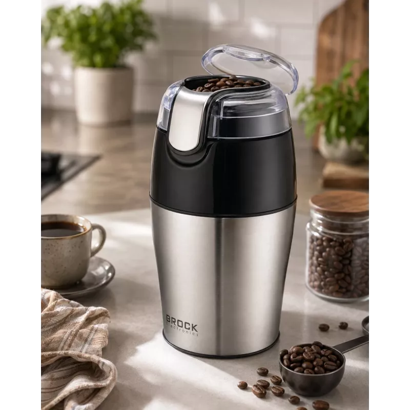 Brock CG 4050 SS macinacaffè, 150 W, acciaio