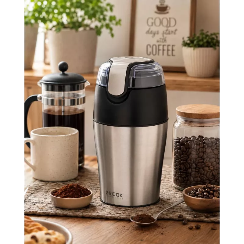 Brock CG 4050 SS macinacaffè, 150 W, acciaio