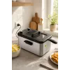Brock DF 3001 SS friggitrice 3,2L 2200W nero/acciaio inox