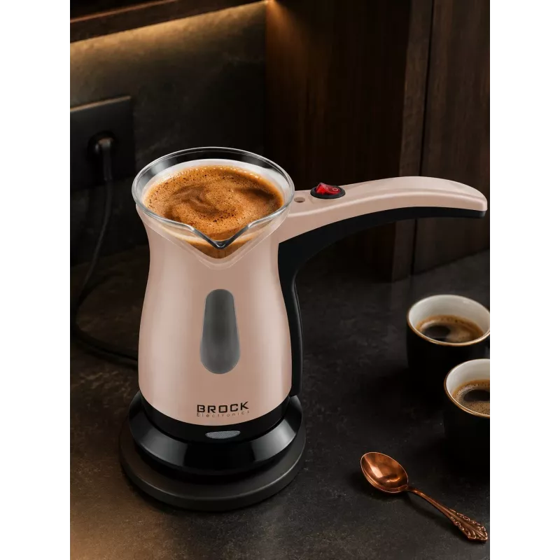 Brock ECP 106 caffettiera turca 0,5L 500W crema/nero