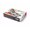 Brock GS 002 W Fornello a gas a due fuochi, bianco