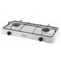 Brock GS 002 W Fornello a gas a due fuochi, bianco