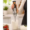 Brock HB 8001 S frullatore a immersione 700W, nero/acciaio inox