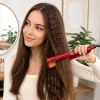Crimper per capelli in ceramica Brock HC 2001 RD, 25 W, rosso