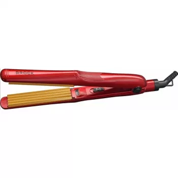 Crimper per capelli in ceramica Brock HC 2001 RD, 25 W, rosso
