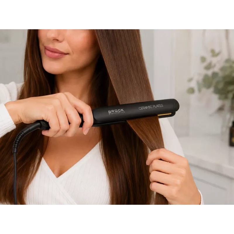 Brock HC 5001 BK piastra per capelli 60W, nero