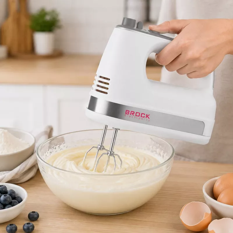 Brock HM 5003 WH frullatore a mano 300W, bianco