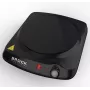 Brock HPI 3001 BK piano cottura singolo 1200W, 17,7 cm, nero