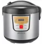 Brock MC 1000 multicooker, 5L, 900W, 10-in-1, display LED, nero/argento
