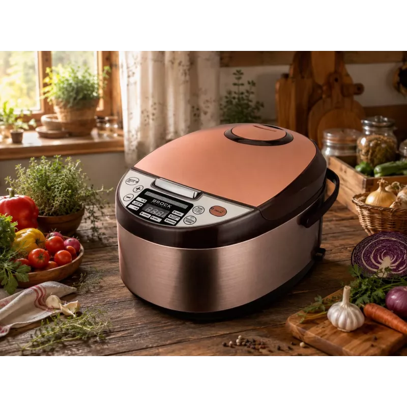 Brock MC 1110 multicooker 5L 900W nero/argento