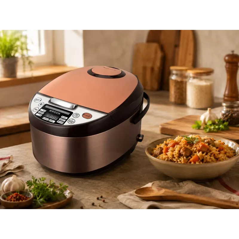 Brock MC 1110 multicooker 5L 900W nero/argento