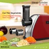 Brock MG 1601 RD tritacarne 1400W, rosso/acciaio