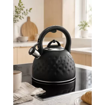 Brock MWK 002 BK La Cuisinette bollitore 2,7L nero/acciaio inox