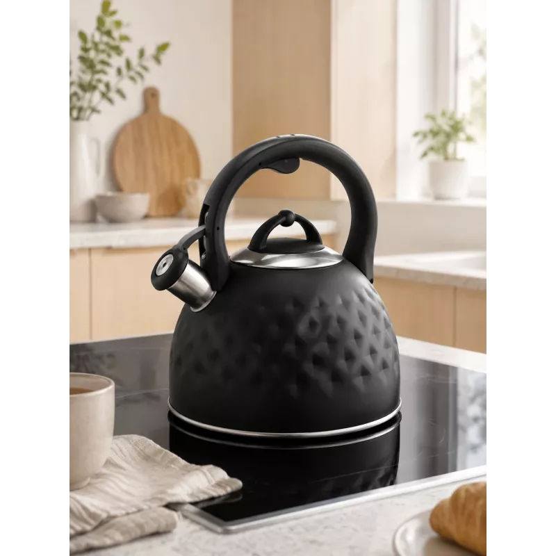 Brock MWK 002 BK La Cuisinette bollitore 2,7L nero/acciaio inox