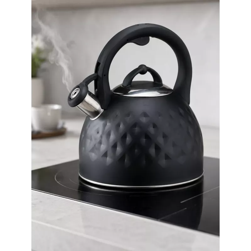 Brock MWK 002 BK La Cuisinette bollitore 2,7L nero/acciaio inox
