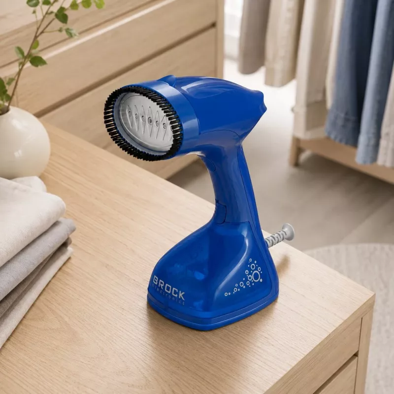 Brock PSI 2201 BL ferro da stiro a vapore 1600 W piastra in ceramica 200 ml blu