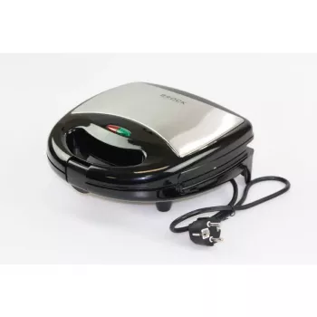 Brock SSM 2004 SS sandwich, wafer e noci 3-in-1, 750W, nero/acciaio inox
