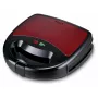 Brock SSM 6004 RD sandwich/noci/wafer e grill 4-in-1 750 W, rosso