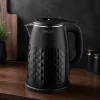 Brock WK 0618 BK bollitore elettrico a doppia parete 1,8L 1500W, nero