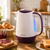 Brock WK 08 PR bollitore elettrico 1,7L 2000W bianco/lilla