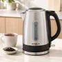 Brock WK 9903 SS bollitore elettrico 1,7L 2200W nero/acciaio inox con base a 360°