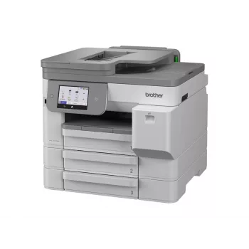 Brother MFC-J5117DW stampante multifunzione a getto d'inchiostro a colori A3 con stampa, copia, scansione, fax, duplex, Wi-Fi, Ethernet, USB, vassoio carta da 250 fogli, ADF da 50 fogli, touchscreen, bianco