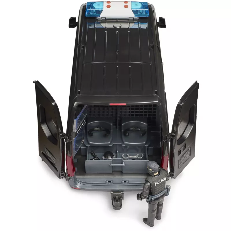 BRUDER bworld MB Sprinter Police Special Forces Van 1:16 con luci e suoni