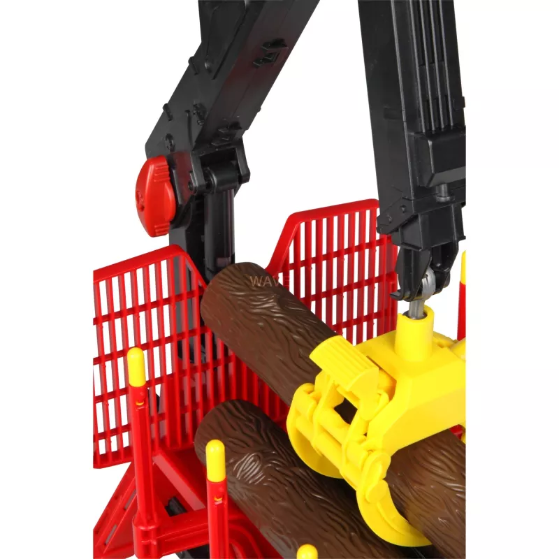 BRUDER semirimorchio forestale con gru di carico 1:16