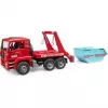 BRUDER MAN TGA camion con container scarrabile 1:16