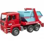 BRUDER MAN TGA camion con container scarrabile 1:16
