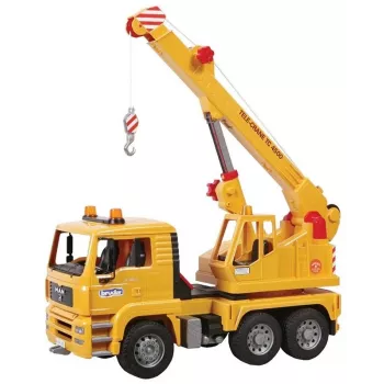 Bruder MAN TGS Camion della spazzatura 1:16 Giallo 02754