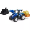 Trattore BRUDER New Holland T5.120 con caricatore frontale, cassone di carico e forche 1:16
