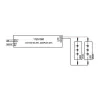 Brumberg 17251000 driver LED DALI rettangolare bianco 80W 230V 24V