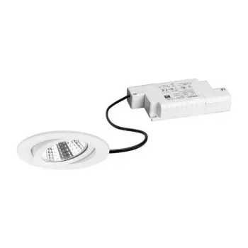 Brumberg 39363173 BB03 faretto LED da incasso rotondo bianco 6W 230V dimmerabile a taglio di fase orientabile