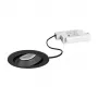 Brumberg 39379183 set faretti da incasso BB35 rotondo nero 830 Phase 7W 230V orientabile faretto LED da incasso