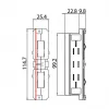 Brumberg 87114080 Connettore elettrico nero