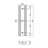 BRUMBERG 87116080 Connettore longitudinale per sistema di binari a 3 fasi, nero
