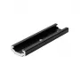 BRUMBERG 87116080 Connettore longitudinale per sistema di binari a 3 fasi, nero