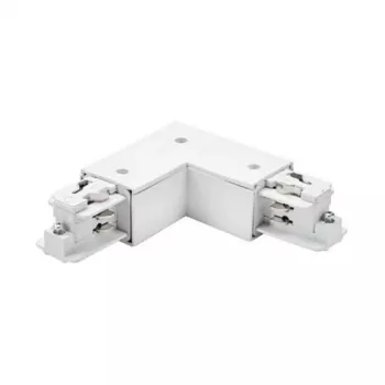 Brumberg 87126070 ONETRACK DALI SL 90° Connettore ad angolo a 3 fasi per illuminazione a binario, bianco