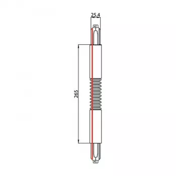Connettore flessibile per binario a 3 fasi Brumberg 87131080, nero