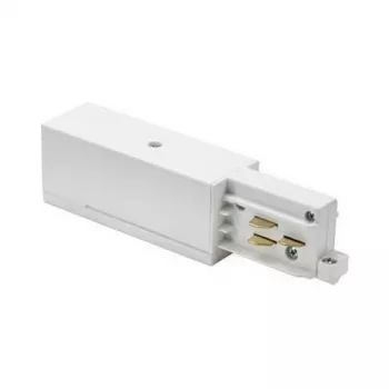 Brumberg 87167070 ONETRACK Alimentazione terminale per sistemi a binario dimmerabili/commutabili DALI, bianco (RAL 9003)